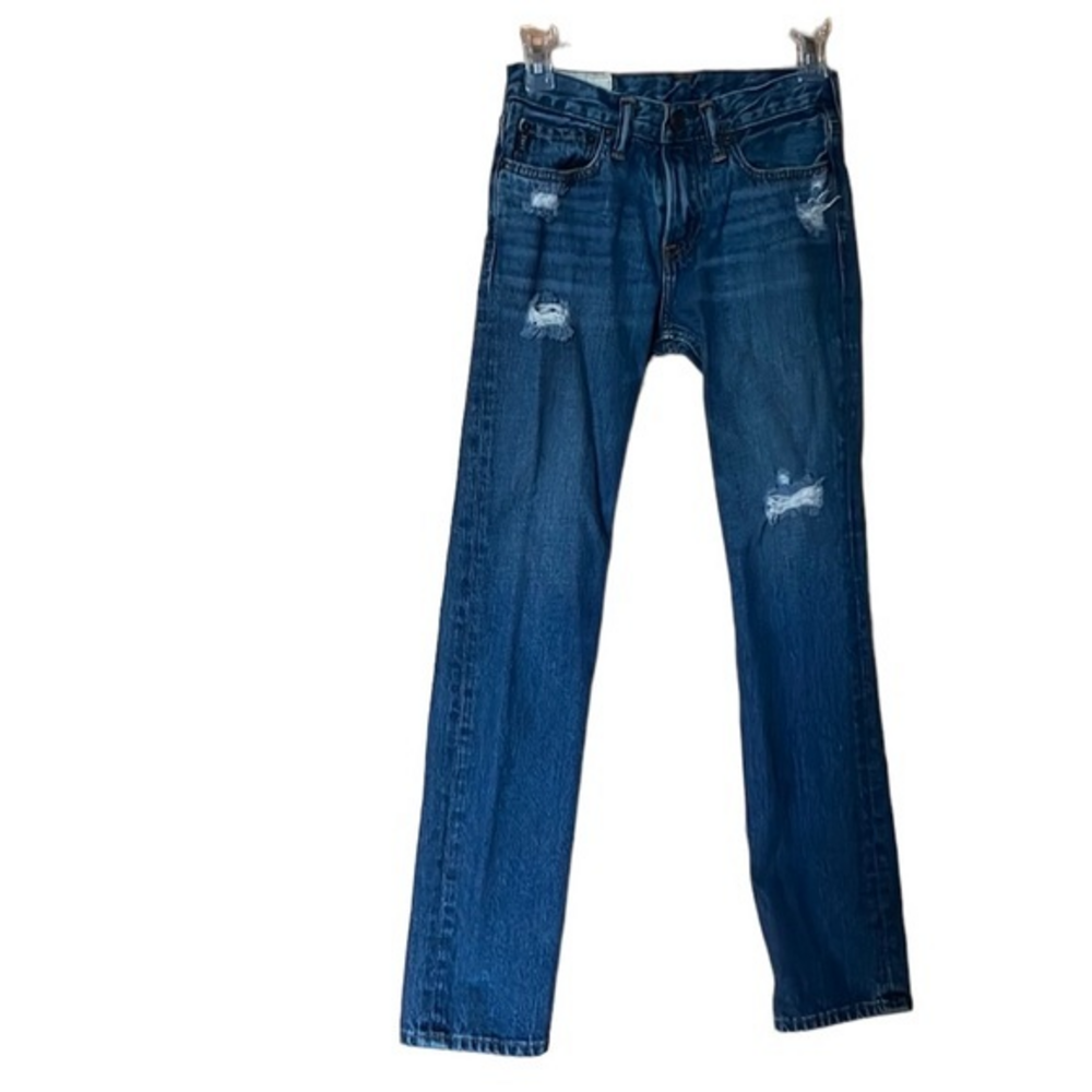 Abercrombie Kids Boy’s The A & F Skinny Jean Distressed Size 14‎ slim